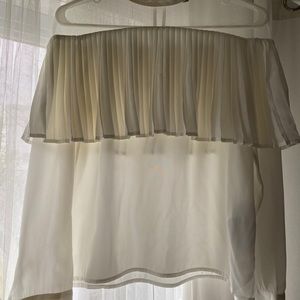 Maje white blouse